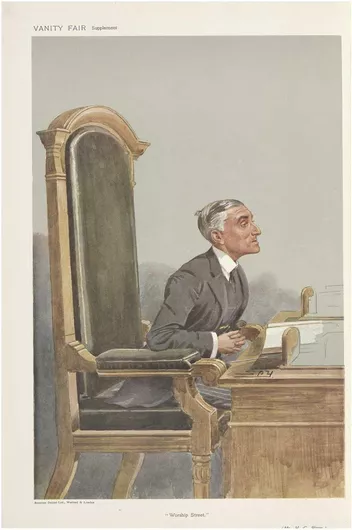 Πίνακας Vanity Fair: Legal; 'Worship Street', H.C. Biron, March 27, 1907 70x100cm
