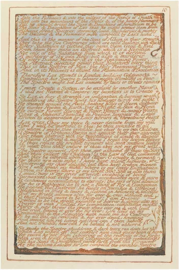 Πίνακας Jerusalem, Plate 10, "Into the Furnaces...." 60x90cm