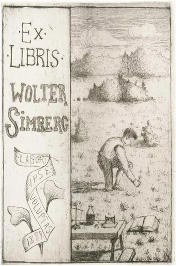 Πίνακας Exlibris wolter simberg ii, 1899, by Hugo Simberg 80x120cm