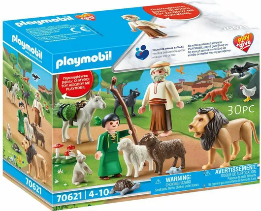 Playmobil Play+Give: Μύθοι του Αισώπου για 4+ Eτών #70621