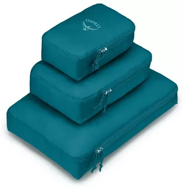 Θήκη Οργάνωσης Osprey Ultralight Packing Cube Σετ 3τμχ S/M/L Waterfront Blue