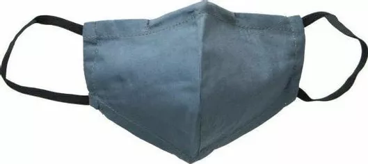 Μάσκα Υφασμάτινη Synchronia με Θήκη Φίλτρου & 'Ελασμα Grey Small 1τμχ