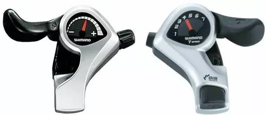 Λεβιέδες Ταχυτήτων Ποδηλάτου Shimano SL-TX50 3 x 6 με Σύρματα Σετ 2τμχ