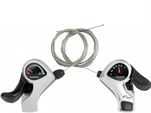 Λεβιέδες Ταχυτήτων Ποδηλάτου Shimano SL-TX50 3 x 6 με Σύρματα Σετ 2τμχ