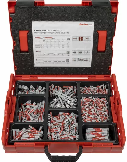 Ούπα Fischer DuoLine L-Boxx Πλαστικό 558626 Σετ 102τμχ