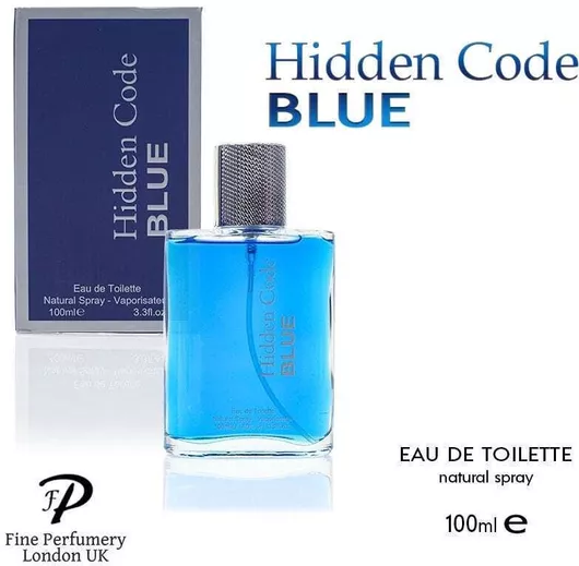 Ανδρικό Άρωμα Fine Perfumery Hidden Code Blue Eau de Toilette 100ml ...