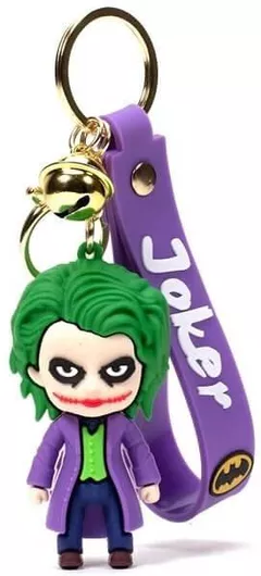 Μπρελόκ 3D DC Super Heroes Joker 8cm Μοβ