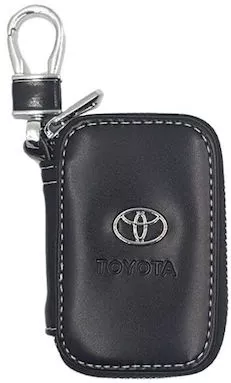 Κλειδοθήκη Αυτοκινήτου Glatt Toyota από Δερματίνη Μαύρο