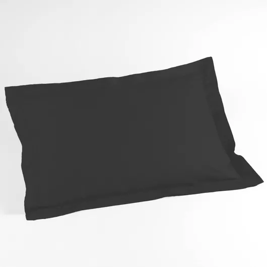 Μαξιλαροθήκη Homelier Oxford Lina Βαμβακερή 50x70cm Μαύρο
