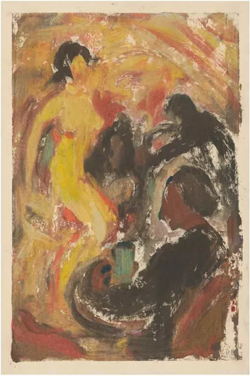 Πίνακας At the table by Zolo Palugyay 50x80cm