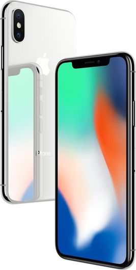 Apple iPhone X 3GB 64GB Silver Refurbished Grade A