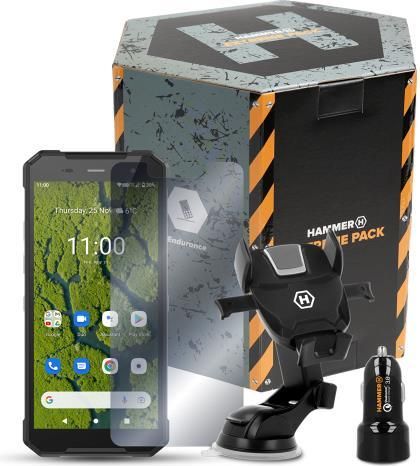 Hammer Explorer Plus Eco Extreme Pack 4GB 64GB Μαύρο Ασημί