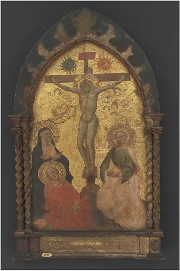 Πίνακας Christ on the cross with the Virgin Mary, Mary Magdalene and ...