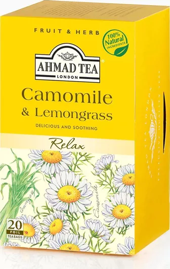 Μείγμα Βοτάνων Ahmad Tea Fruit & Herb Camomile & Lemongrass 20 Φακελάκια