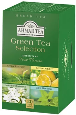Τσάι Πράσινο Ahmad Tea Συλλογή Γεύσεων 20 Φακελάκια