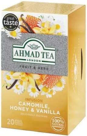 Τσάι Ahmad Tea με Άρωμα Χαμομήλι, Μέλι & Βανίλια 30gr 20 Φακελάκια 