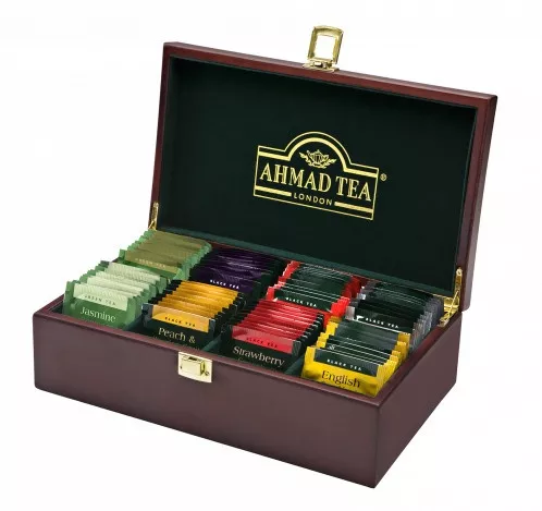 Τσάι Ahmad Tea 921 σε Ξύλινη Κασετίνα Φύλαξης 80 Φακελάκια 