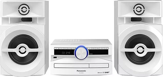 Ηχοσύστημα Panasonic SC-UX104 2.0 300W με CD / Digital Media Player & Bluetooth Λευκό