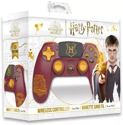 Gamepad Freaks and Geeks Harry Potter Gryffindor Ασύρματο για PS4 Κόκκινο