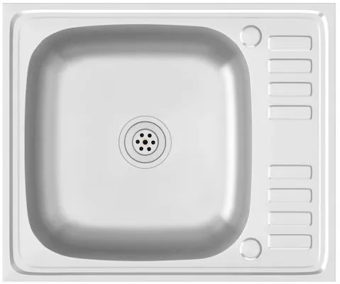 Νεροχύτης Κουζίνας vidaXL Ένθετος 50x60cm Inox