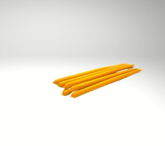 Πασχαλινές Λαμπάδες Εσταυρωμένου Αγνό Μελισσοκέρι 3τμχ