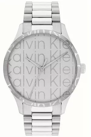 Γυναικείο Ρολόι Calvin Klein Iconic με Μεταλλικό Μπρασελέ Ασημί