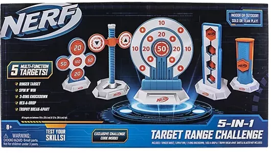 Nerf Jazwares Elite Target GamePlay για 8+ Ετών