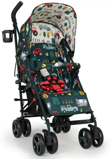 Καρότσι Μωρού Cosatto Supa 3 Μπαστούνι Πράσινο από Νεογέννητο