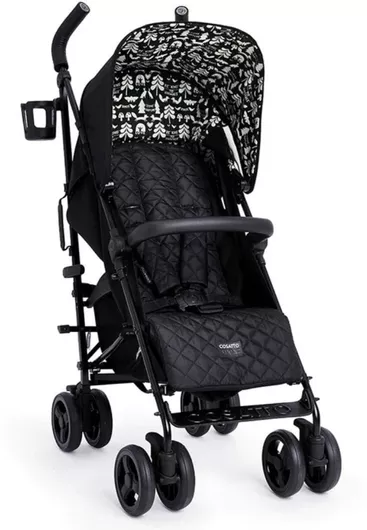 Καρότσι Μωρού Cosatto Supa 3 Μπαστούνι Μαύρο από Νεογέννητο