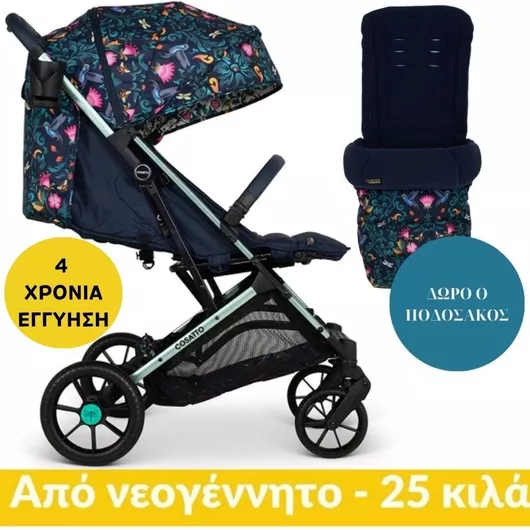 Καρότσι Μωρού Cosatto Κλασικό Paloma Πολύχρωμο από Νεογέννητο