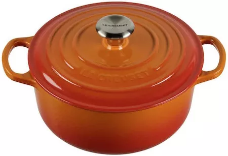 Κατσαρόλα Le Creuset Signature Βαθιά από Μαντέμι 20cm Volcanic