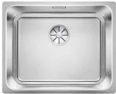 Νεροχύτης Κουζίνας Blanco Solis 500-U Ένθετος Inox Σατινέ 50x44cm Ασημί