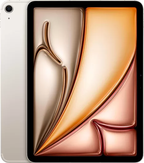 Apple iPad Air 6th Gen 2024 11" με WiFi + Cellular 8GB / 128GB Starlight