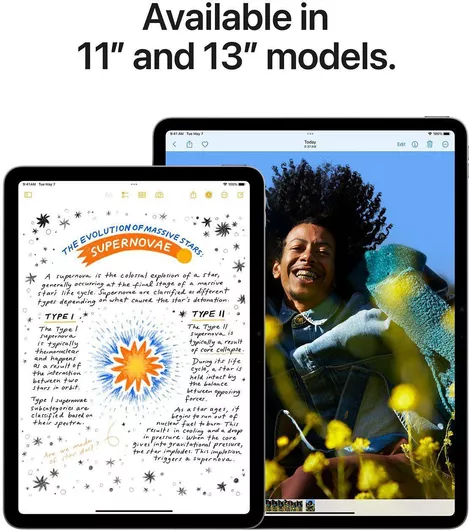 Apple iPad Air 6th Gen 2024 13" με WiFi + Cellular 8GB / 256GB Μοβ