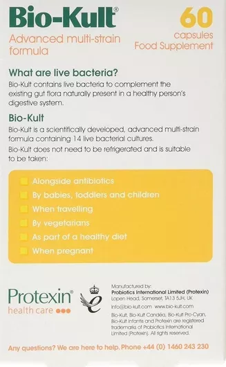 Protexin Bio-Kult Advanced Multi-Strain Formula Προβιοτικά 60 Κάψουλες