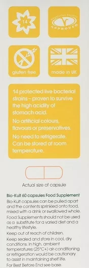 Protexin Bio-Kult Advanced Multi-Strain Formula Προβιοτικά 60 Κάψουλες