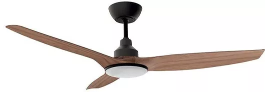 Ανεμιστήρας Οροφής Life Apeliotes Nature 132cm με LED & Τηλεχειριστήριο 31W Καφέ