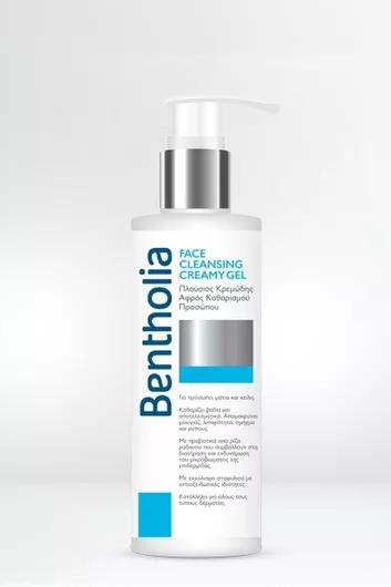 Bentholia Face Cleansing Creamy Gel Αφρός Καθαρισμού Προσώπου, 300ml