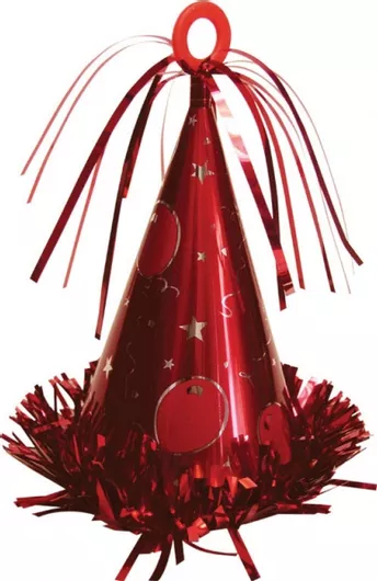 Βαρίδι για Μπαλόνια Amscan Hat Red 1003902