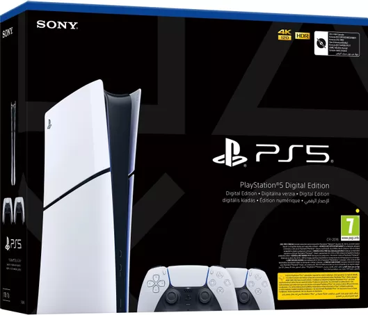 Sony PlayStation 5 Slim 1TB Digital Edition DualSense Bundle