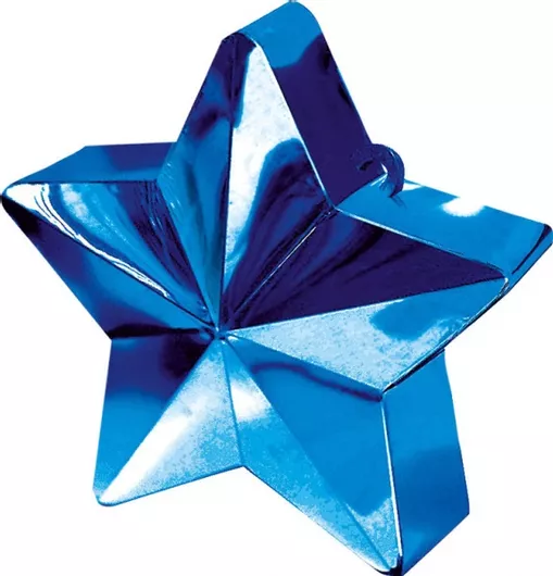 Βαρίδι για Μπαλόνια Amscan 11780001 Άστρο Μπλε