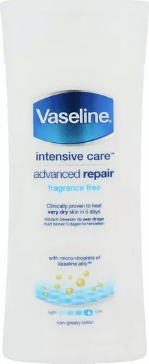 Λοσιόν Σώματος Vaseline Intensive Care Advanced Repair Ενυδατική Ανάπλασης για Ξηρές Επιδερμίδες 200ml
