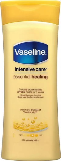 Λοσιόν Σώματος Vaseline Intensive Care Essential Healing Ενυδατική για Ξηρές Επιδερμίδες 400ml