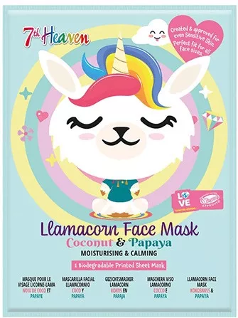 7th Heaven Coconut & Papaya Μάσκα Προσώπου για Ενυδάτωση