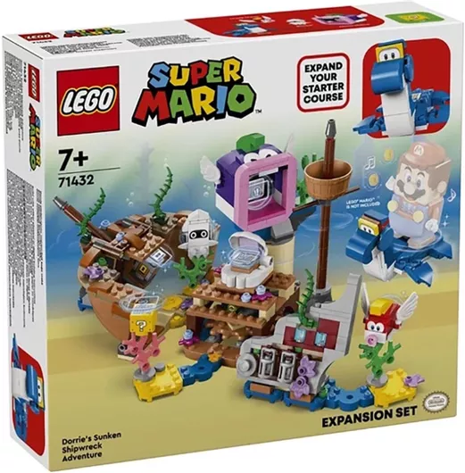 Lego Super Mario: Mario Dorrie's Sunken Shipwreck Adventure Expansion Set για 7+ Ετών #71432