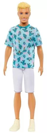 Κούκλα Ken Mattel Fashionistas με Λευκό Βερμούδα για 3+ Ετών