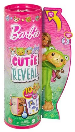 Barbie Mattel Cutie Reveal Σκυλάκι/Βατραχάκι για 3+ Ετών