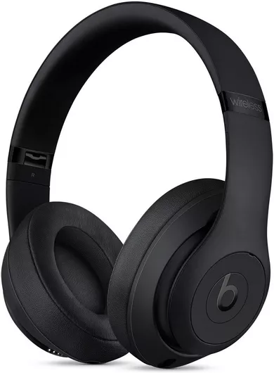 Beats Studio3 Ασύρματα/Ενσύρματα Over Ear Ακουστικά με 22 ώρες Λειτουργίας Matte Black