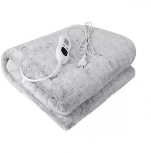 Μονή Ηλεκτρική Κουβέρτα Πλενόμενη Γκρι 100W 80x150εκ.