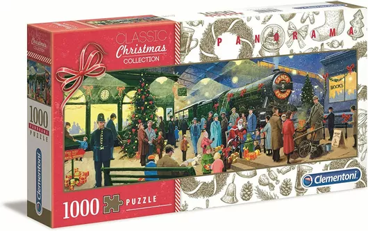 Puzzle Panorama Christmas Santa 2D 1000 Κομμάτια